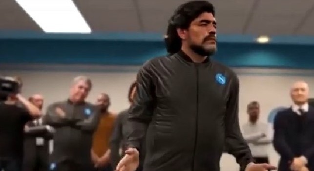 Pes 2020, discorso di Maradona da allenatore del Napoli con l'audio di <i>Ogni maledetta domenica</i> [VIDEO]