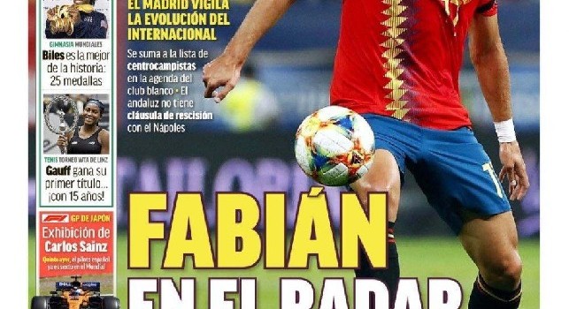 Marca - Fabian nel mirino del Real Madrid: Florentino monitora la sua crescita [FOTO]