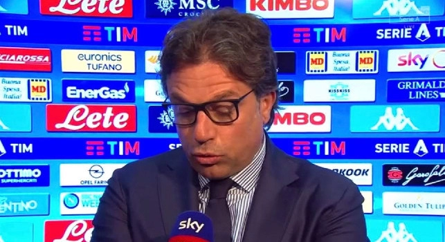 Giuntoli a Sky: La societ&agrave; pensa che Ancelotti abbia l'esperienza per uscire da questo periodo