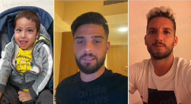 Il piccolo Samuele è affetto da gravi patologie, Insigne e Mertens fanno il tifo per lui [VIDEO]