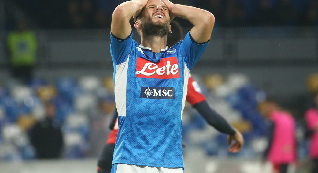 Dalla disperazione di Mertens allo sguardo fisso di Edo: le emozioni (poche) di Napoli-Genoa 0-0 [FOTOGALLERY CN24]