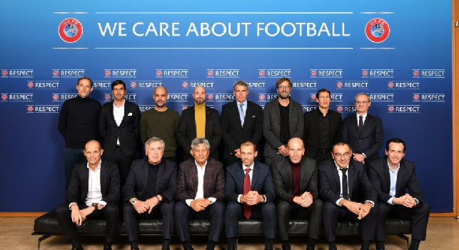 Ancelotti a Nyon dalla UEFA: VAR e calendari i temi della riunione con gli allenatori migliori d'Europa