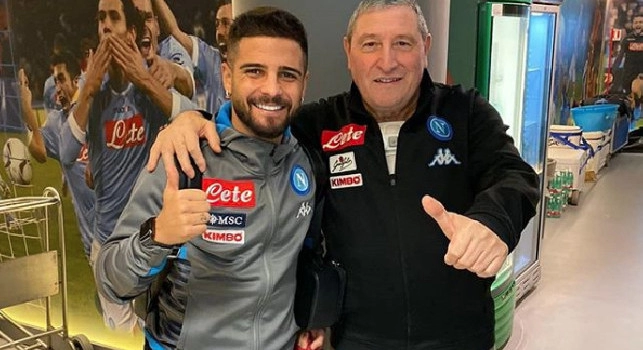 Starace va a trovare gli azzurri a Castel Volturno, Insigne: Tommaso is back! [FOTO]
