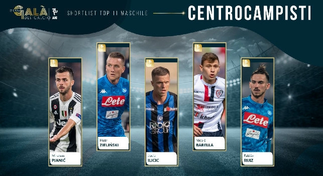 Gran Gal&agrave; del Calcio AIC, stasera la premiazione: quattro azzurri possono far parte della Squadra dell'Anno