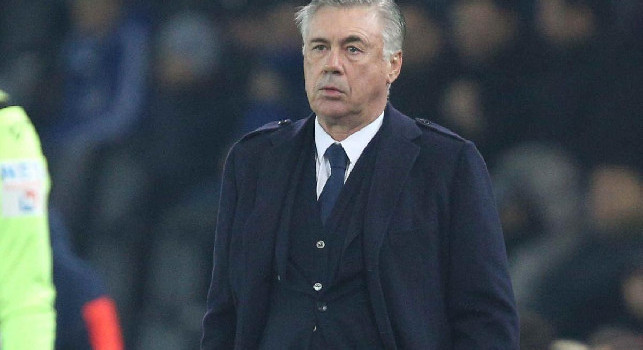 Carlo Ancelotti, ex allenatore del Napoli attualmente all'Everton
