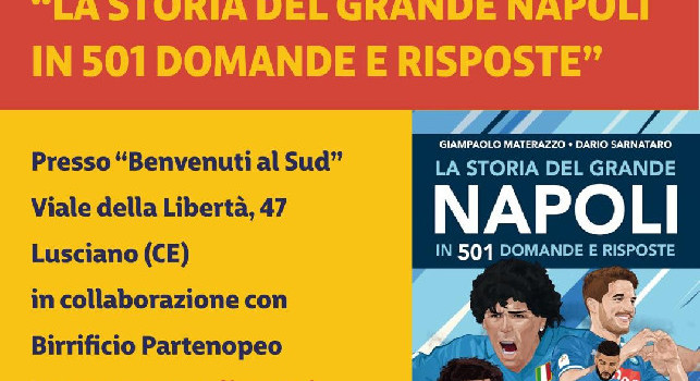 La storia del Napoli in 501 domande e risposte: giovedì la presentazione