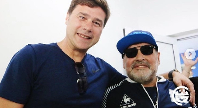 Visita per Maradona, ecco Pochettino: Benvenuto! [FOTO]