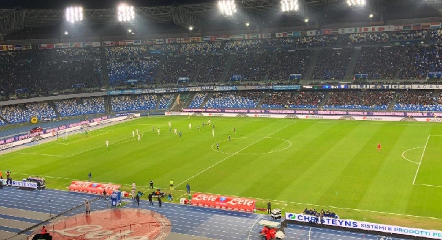 Napoli-Parma, gelo al San Paolo: spettatori e incasso
