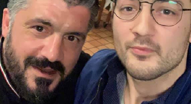 Gattuso a cena in un ristorante di Napoli ieri in serata [FOTO]