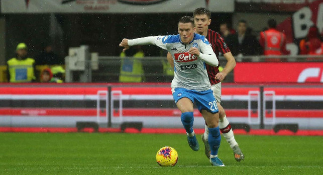 Piotr Zielinski, centrocampista del Napoli
