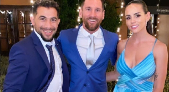 Curioso incontro per Gargano: l'ex Napoli beccato ad un matrimonio con... Messi! [FOTO]