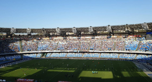 Napoli-Perugia alle 15, allo stadio San Paolo attesi circa 10 mila spettatori