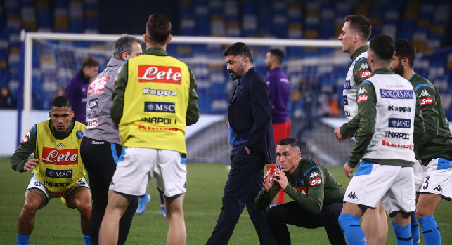 Gennaro Gattuso e le scelte per Napoli-Juventus
