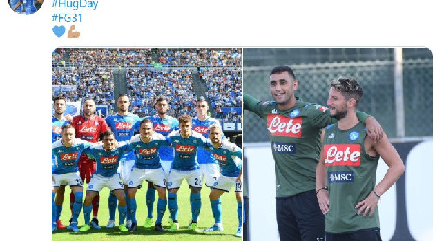Napoli-Lazio, arriva anche la carica di Ghoulam via social per l''Hug day[FOTO]