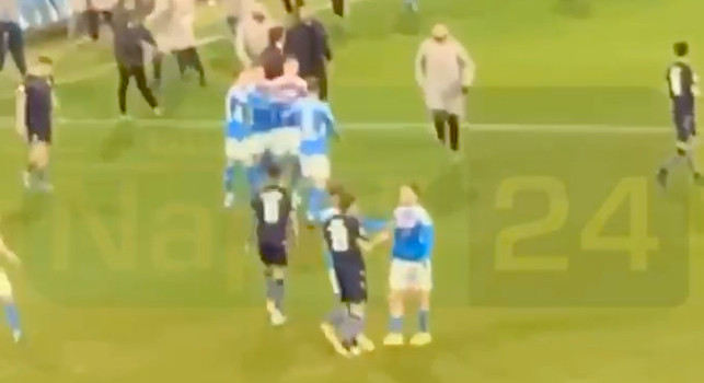Manolas-Acerbi, scintille a fine partita: i due arrivano quasi alle mani dopo il fischio finale [VIDEO CN24]