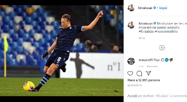 Lucas Leiva recrimina: Non era mai fallo! [FOTO]