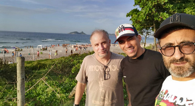 Giorni di riposo per Allan: il centrocampista brasiliano corre da suo figlio Matteo! Con lui anche l'hair stylist Costantino Intemerato [FOTO CN24]