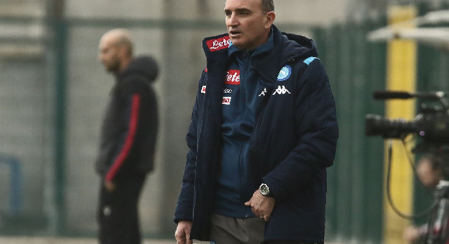 Napoli Primavera, Angelini: Il pareggio era il risultato più giusto, questa squadra ha poco equilibrio. L'obiettivo è arrivare terzultimi [VIDEO CN24]