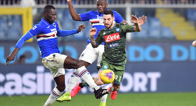 Sampdoria-Napoli sarà la partita numero 2500 della formazione partenopea nella sua storia in Serie A: il dato