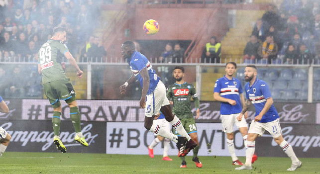 Il Mattino - Cori della vergogna anti-Napoli a Genova, in arrivo la multa per la Sampdoria