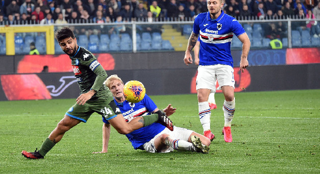 Sampdoria-Napoli, migliore e peggiore secondo il CdM: Insigne, voto 7. Si conferma capitano e prende per mano la squadra