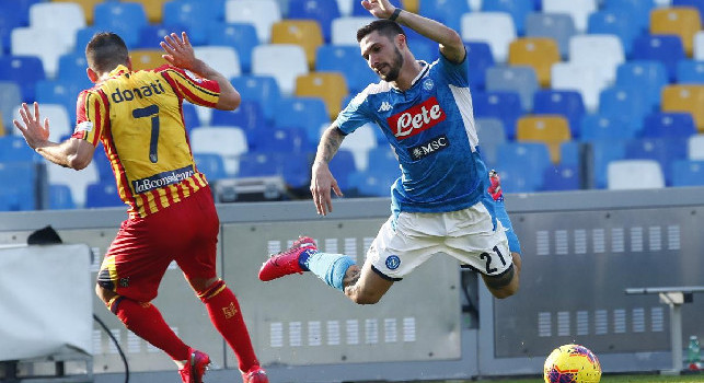 Buona prestazione per Politano alla prima da titolare col Napoli: vince quasi tutti i dribbling! [STATISTICHE]