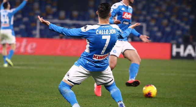 Napoli-Lecce 2-3: Callejon accorcia le distanze al 90'