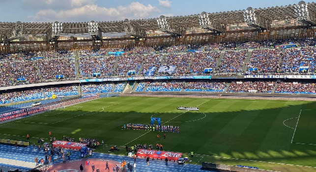 Napoli-Lecce, torna il colpo d'occhio del San Paolo: spettatori e incasso