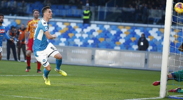Arkadiusz Milik, attaccante polacco del Napoli