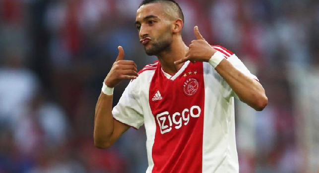 Ajax, Ziyech ad un passo dal Chelsea per 45 mln: era stato sondato da Napoli e Roma
