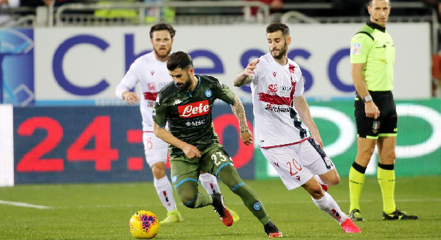 Cagliari-Napoli  0-1, Sky: problemi fisici per Hysaj, Gattuso lancia Mario Rui