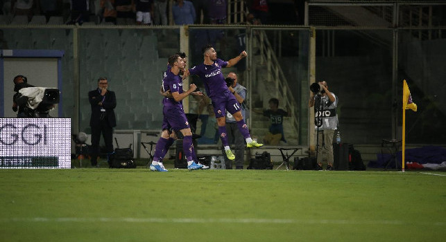 Fiorentina-Milan 1-1, i rossoneri raggiunti nel finale non superano il Napoli in classifica