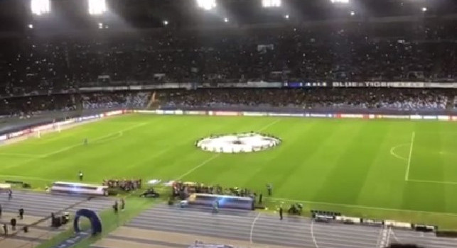 Napoli-Barcellona, urlo Champions da brividi! Che atmosfera al San Paolo [VIDEO CN24]