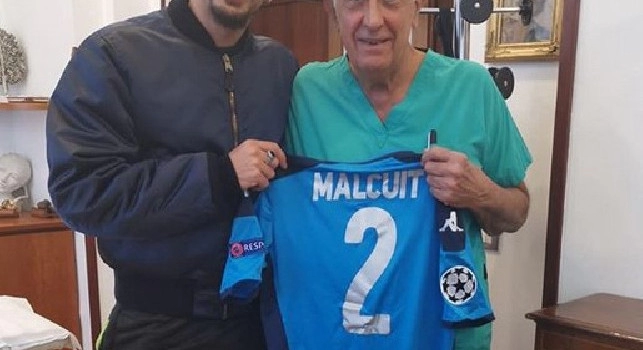 Malcuit ha svolto controlli a Villa Stuart: lo scatto con il prof. Mariani [FOTO]