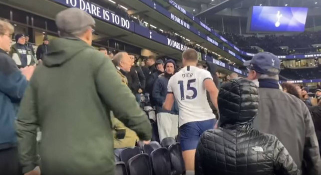 Tottenham, Dier perde la testa: sale in tribuna e aggredisce un tifoso, maxi rissa sfiorata [VIDEO]