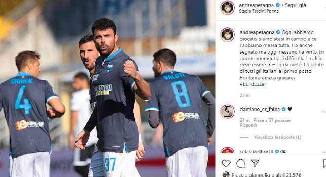SPAL, Petagna: Il calcio deve essere messo da parte! Prima la salute degli italiani, poi si penserà a giocare [FOTO]