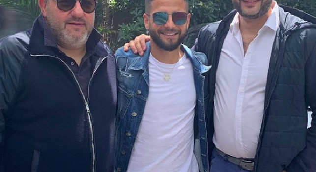 Lorenzo Insigne e Mino Raiola