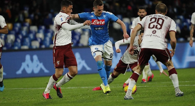 Arkadiusz Milik, attaccante polacco del Napoli
