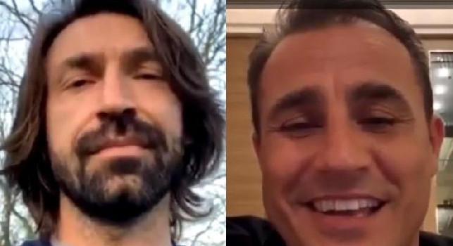 Cannavaro e Pirlo prendono in giro Gattuso su Instagram: Mi ha chiamato bastardo!. Aveva la tuta del Napoli in casa