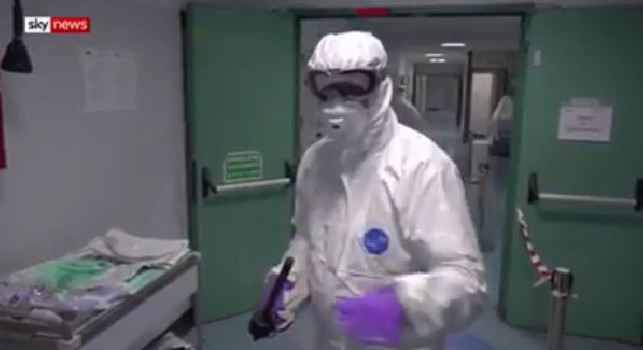 Coronavirus, Sky News celebra il Cotugno: Qui i medici non si ammalano [VIDEO]