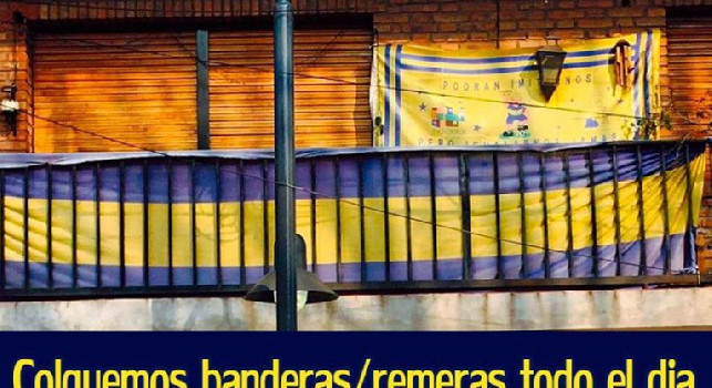 Il Boca Juniors Compie 115 anni, l'iniziativa dei tifosi: il nostro sentimento non resta in quarantena [FOTO]