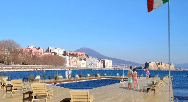 Mappatella beach, presentato il progetto anti-Coronavirus: due turni con sanificazione, zatteroni, pontili e tornelli per andare al mare a Napoli