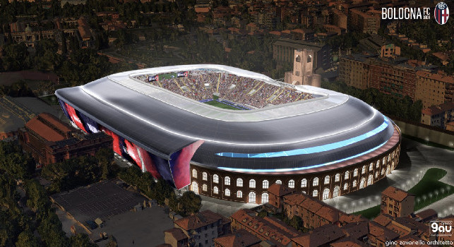 Nuovo stadio Dall'Ara di Bologna, Fincantieri per il restyling: progetto finanziato da 100 milioni del Credito Sportivo