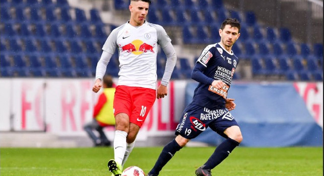 Salisburgo-Lask 2-0: assist e goal per l'obiettivo del Napoli, Szoboszlai