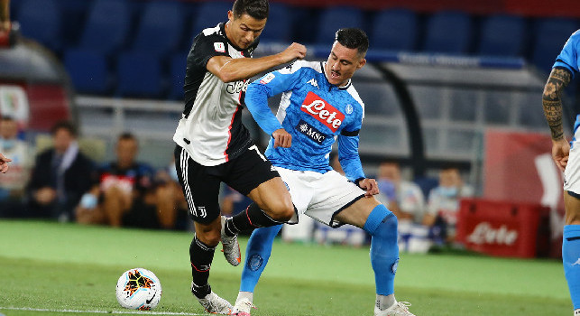 Napoli-Juventus, Callejon assente ai festeggiamenti di fine gara: era in disparte a piangere perchè lascerà il Napoli