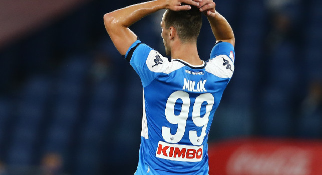 Arkadiusz Milik, attaccante polacco del Napoli