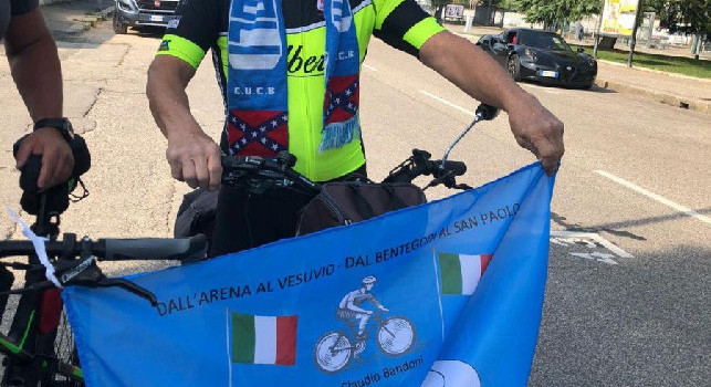 Bandoni: Quei 700 km in bici li ho fatti per la pace tra tifosi di Napoli e Verona. Stadi chiusi? Peccato
