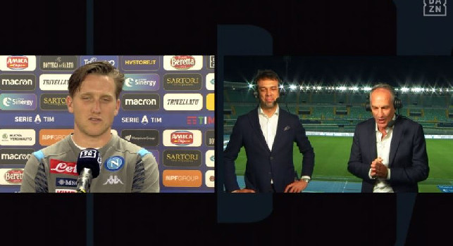 Ma lo capisci o no?: Guidolin stuzzica Zielinski, siparietto in diretta a DAZN