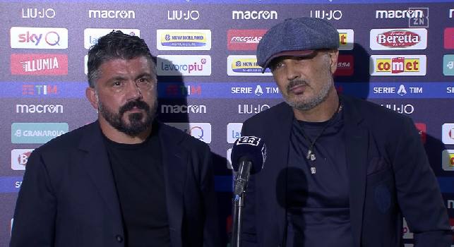 Gattuso a DAZN: Nel secondo tempo non siamo scesi in campo, c'è andata bene che abbiamo pareggiato! Oggi poco attenti, su Milik e Lozano...