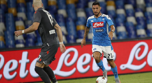 Vantaggio Napoli in extremis! Super gol di Politano che batte Musso dal limite